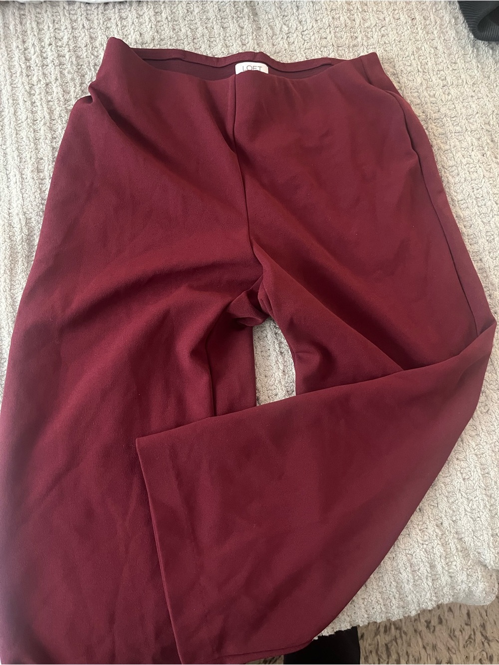 LOFT wide leg work pants' very stretchy